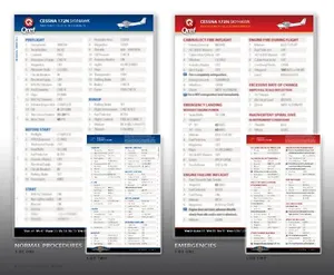 QRef - Beechcraft Bonanza A36/G36 300HP - Checklist Card